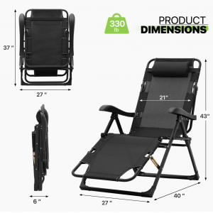 صندلی تاشو و تخت خواب شونده مدل Ergonomic Armrest