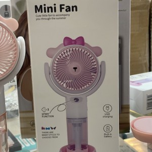 مینی پنکه مه پاش  Mini fan 8201