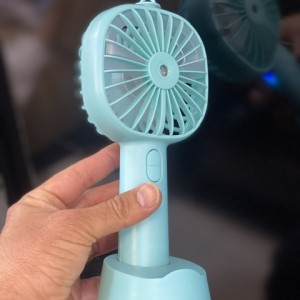 پنکه مه پاش دستی با هولدر موبایل مدل Beauty Fan