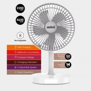 پنکه رومیزی قابل شارژ سانفورد SF6667MFN