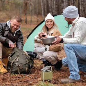 اجاق گاز کمپینگ تاشو سه شعله گرین لاین Green Lion مدل 3Burner Foldable Camping Stove