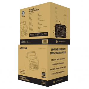 پاور استیشن قابل حمل گرین لاین مدل ۷۲۰۰۰ میلی‌آمپر Green Lion Portable Power Station 600W