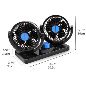 پنکه خودرو مدل Double Headed Cehicle Fan CIC907-8