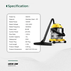 جاروبرقی گرین لاین مدل ULTRA 3IN1
