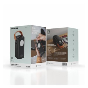پاوربانک گرین لاین Green Lion Hyper Core 40 Power Bank 40000mAh - Black