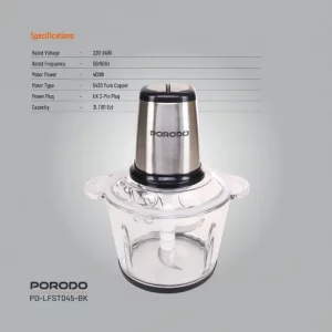 خردکن برقی پرودو مدل PORODO ELECTRIC FOOD CHOPPER LFST045