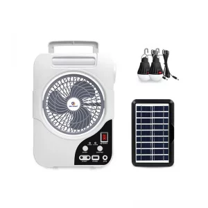 پنکه لامپ دار خورشیدی سه کاره مدل ep-306