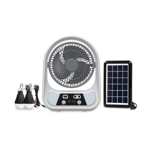 پنکه خورشیدی و چراغ قابل حمل مدل EP-608 | Easy Power