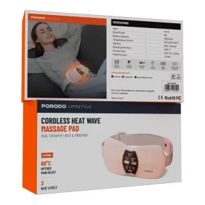 ماساژور قاعدگی پرودو Porodo Heat Wave Massage Pad PDLFST194