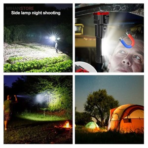 چراغ قوه 8 کاره اورجینال LED 3W Torch