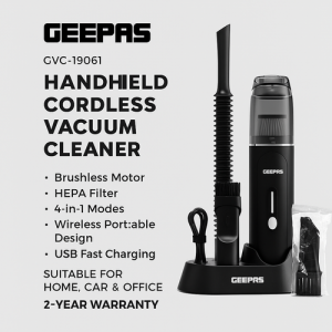 جارو شارژی خودرو جیپاس مدل GVC-19061