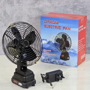 پنکه شارژی رومیزی لیتیوم ۴۸ ولت