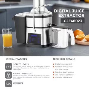 آبمیوه گیری جیپاس مدل GJE46023