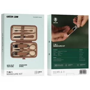 کیت مانیکور 7 کاره گرین لاین مدل Green Lion 7 in 1 Manicure Kit
