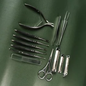 کیت مانیکور 13 کاره گرین لاین مدل Green Lion 13 in 1 Manicure Kit