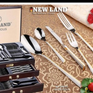 سرویس قاشق و چنگال نیولند 135 پارچه مدل 2986SG