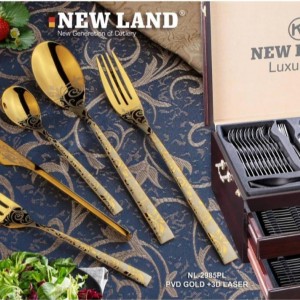 سرویس قاشق و چنگال 135 پارچ  نیولند مدل 2985PL