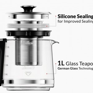 چای‌ساز فلر مدل استیل TS 490