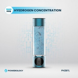 بطری هیدروژنه‌ساز آب پاورلوژی مدل Powerology Hydrogen Reach Water