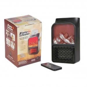 بخاری برقی پریزی شومینه ای 1000 وات flam heater