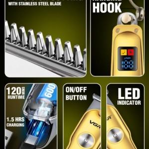 ماشین اصلاح موی سر و صورت وی جی ار مدل V-290