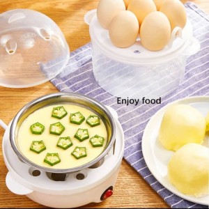 تخم مرغ پز برقی دوطبقه 14 تایی مدل EGG  STEAMER