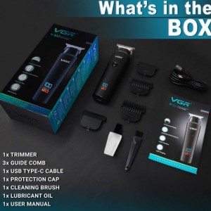 ماشین اصلاح موی صورت و بدن وی جی ار مدل V-937