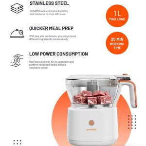 خردکن شارژی پرودو مدل PD-LS41FPR-WH