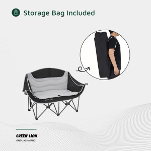 صندلی کمپینگ دونفره گرین لاین مدل Green Lion Double Camping Chair