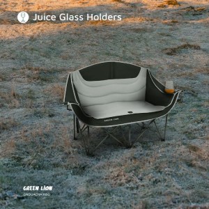 صندلی کمپینگ دونفره گرین لاین مدل Green Lion Double Camping Chair