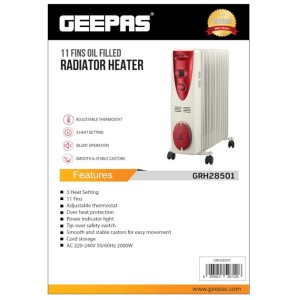 شوفاژ برقی جی پاس مدل GRH28501