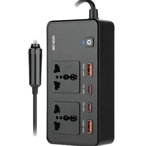 اینورتر و مبدل برق فندکی ماشین 200 وات گرین لاین  مدلGreen Lion GC-200 Car Inverter