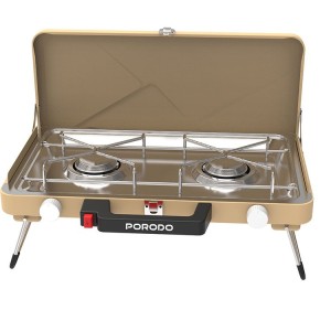 اجاق گاز کمپینگ پرودو مدل Porodo Dual Burner Foldable Camping Stove