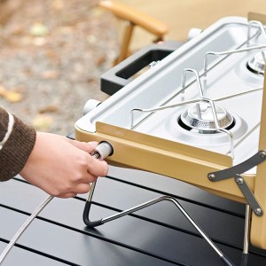 اجاق گاز کمپینگ پرودو مدل Porodo Dual Burner Foldable Camping Stove