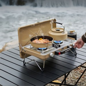 اجاق گاز کمپینگ پرودو مدل Porodo Dual Burner Foldable Camping Stove