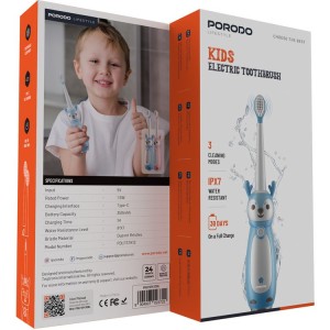 مسواک شارژی بچگانه پرودو مدل PDLFSTK12PK