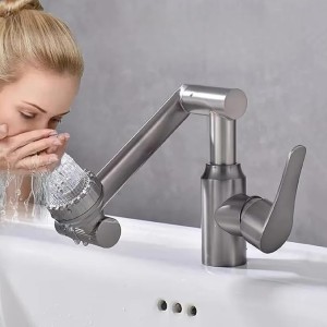 شیر آب تک اهرمی دو حالته بازویی مدل water tab