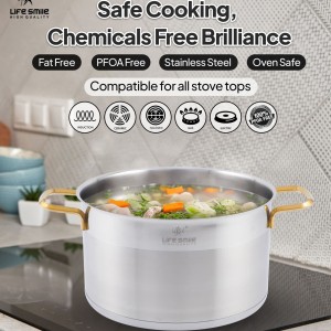 قابلمه استیل لایف اسمایل سایز 28 مدل LIFEP12