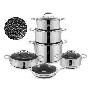 قابلمه استیل ۱۲ پارچ تتانیوم لایف اسمایل