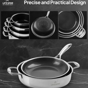 قابلمه استیل ۱۲ پارچ تتانیوم لایف اسمایل