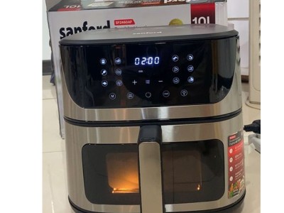 هواپز 10 لیتری دو المنت داخل استیل سانفورد مدل 2460