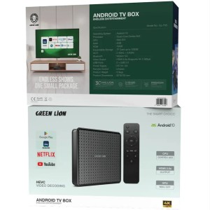 اندروید باکس 4K گرین لاین مدل Green Lion Android TV Box 4K with Remote Control