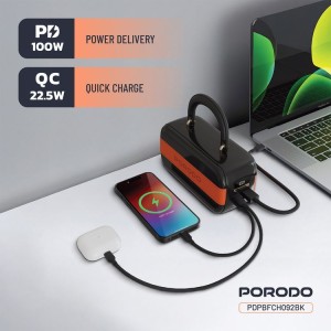 پاور بانک پرودو مدل Porodo Sway 60000mAh Power Bank with Built