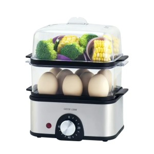 تخم مرغ پز و بخار پز 3 طبقه گرین لاین مدل GL_EC33