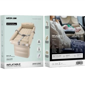 تخت بادی مسافرتی کودک گرین لاین مدل GNINFTDBEDBG