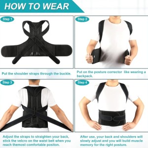 کمربند اصلاح قوز کمر مدل BACK CORRECTION BELT