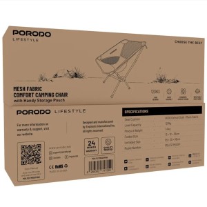 صندلی کمپینگ پرودو مدل PDLFSTMG01PBK