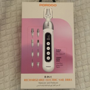 دریل 8 کاره شارژی سالنی پدیکور و مانیکور پورودو مدل PDLFSTA0L12WH