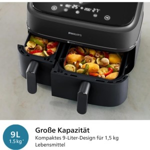 سرخ کن دوقلو فیلیپس Philips Dual Basket Air Fryer NA350