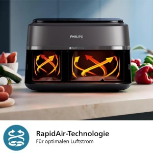 سرخ کن دوقلو فیلیپس Philips Dual Basket Air Fryer NA350